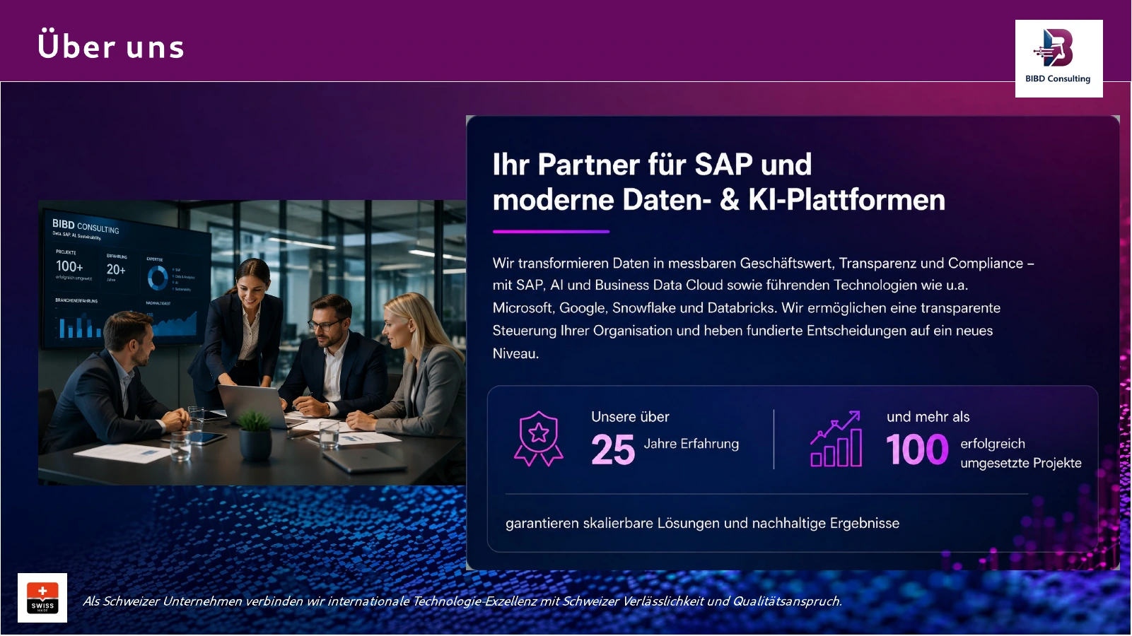 Über uns – Ihr Partner für SAP und moderne Daten- und KI-Plattformen
